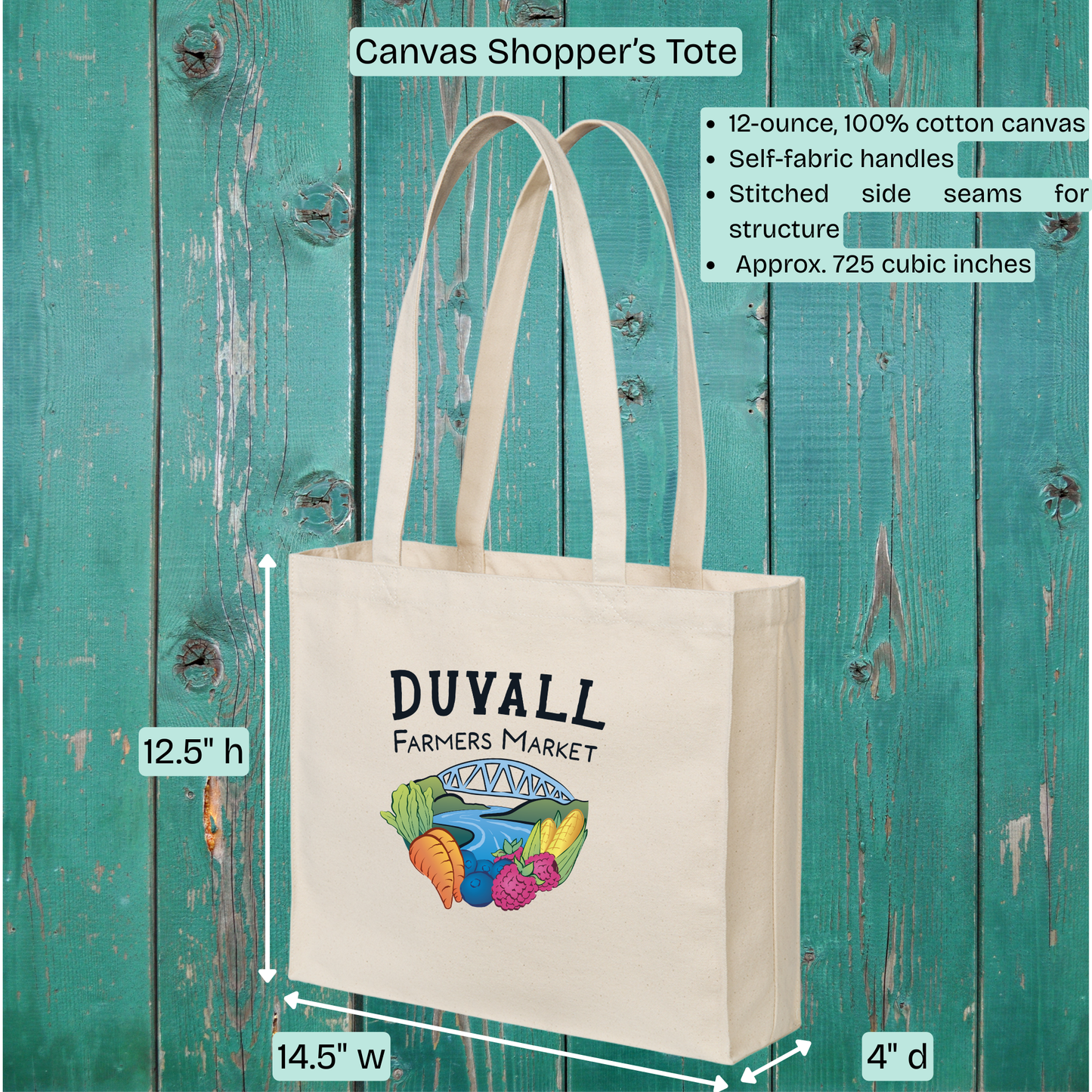 Duvall Farmers Market Totes