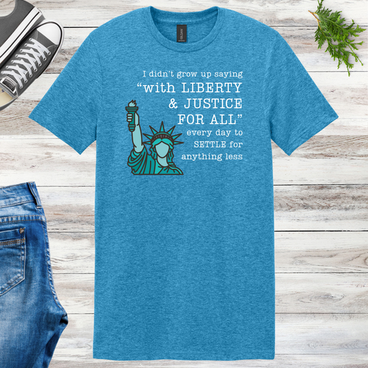 Green Lady Liberty & Justice 4 All