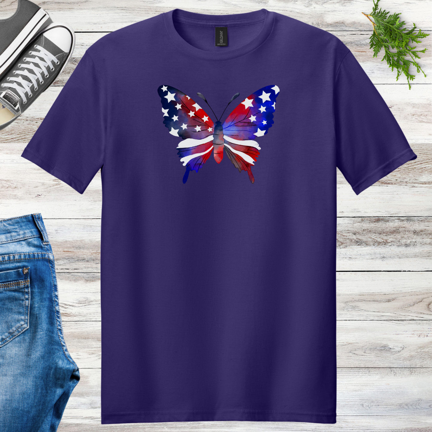 4th Of July Butterfly Unisex Tee