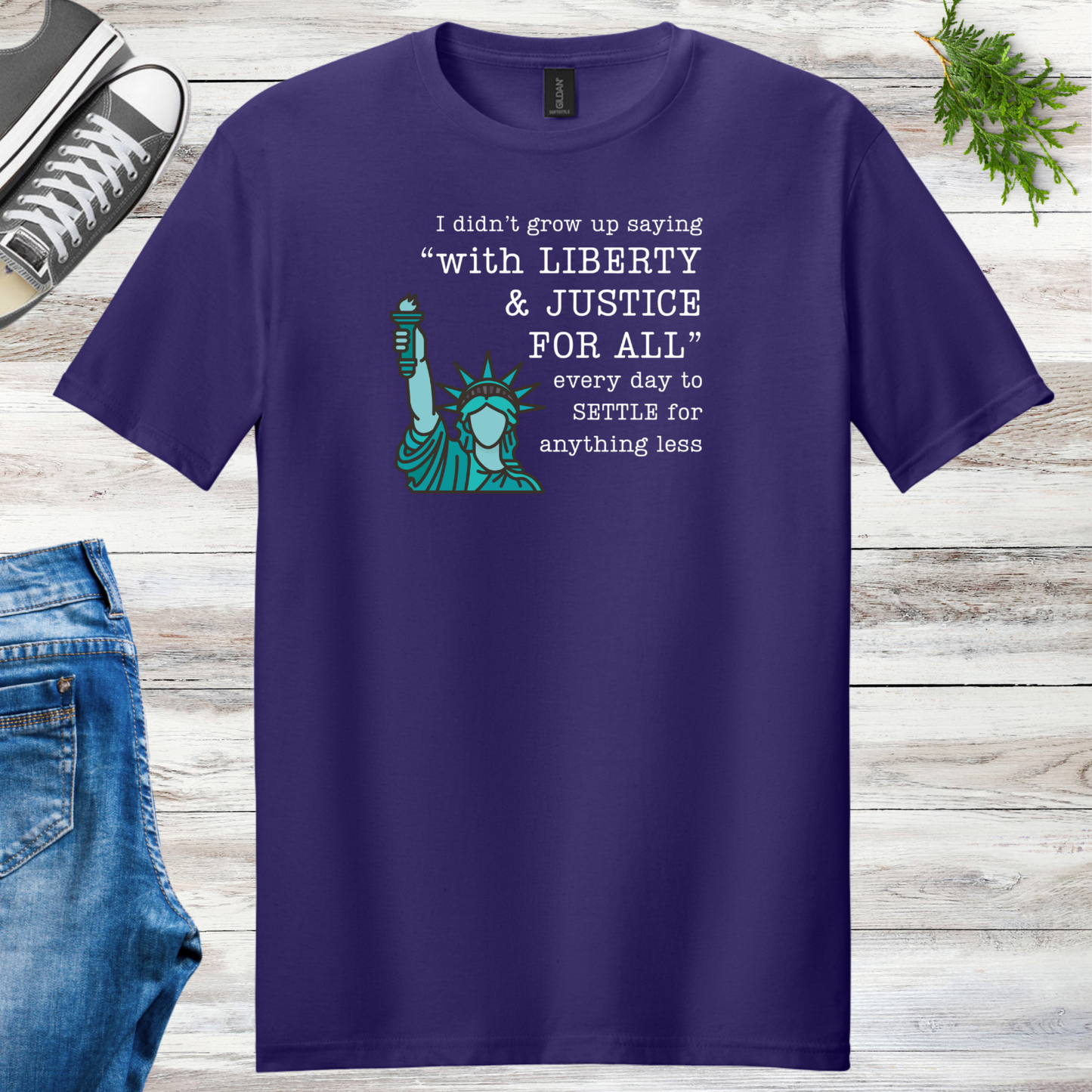 Green Liberty Unisex Tee
