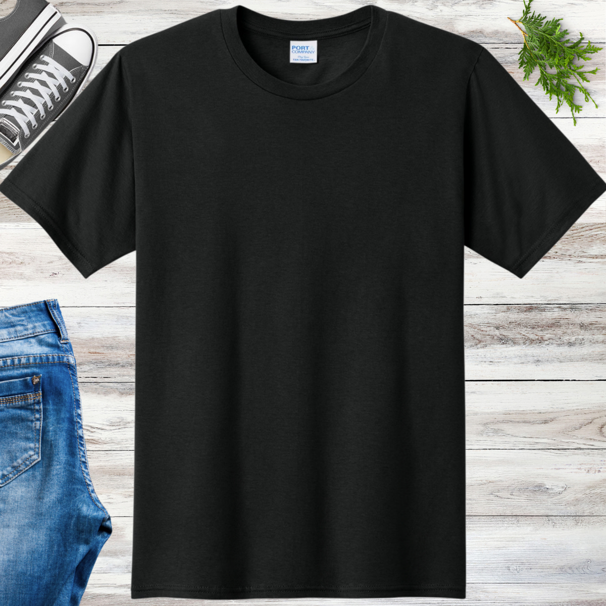 Unisex Black Fleeteng Tee