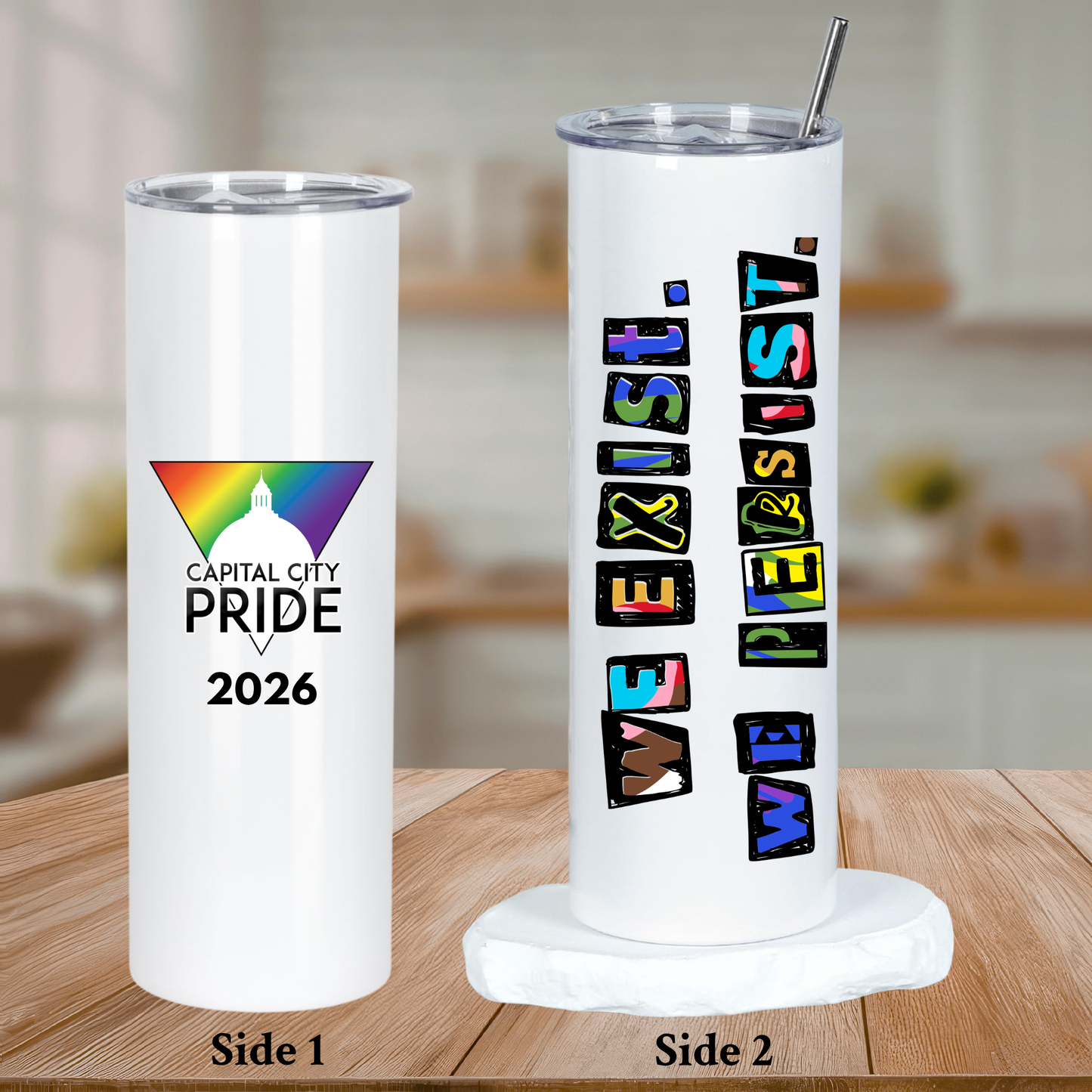 30oz Tumbler Capital City Pride
