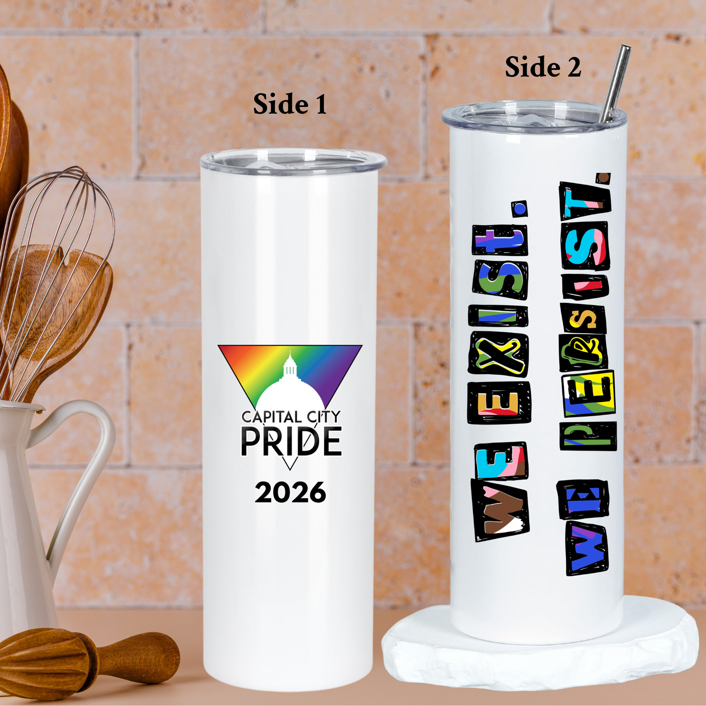30oz Tumbler Capital City Pride