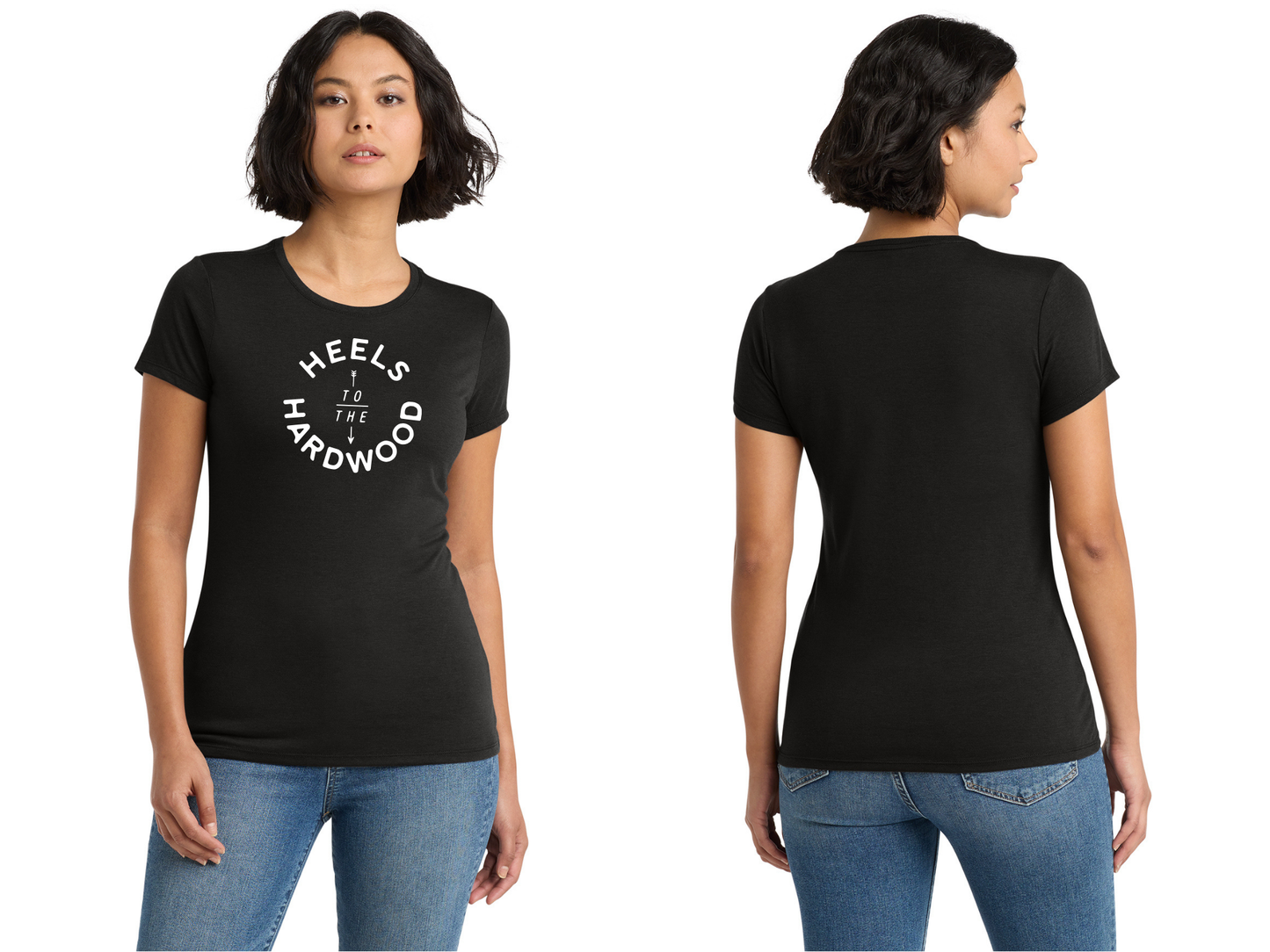 Heels To The Hardwood Women's Tee