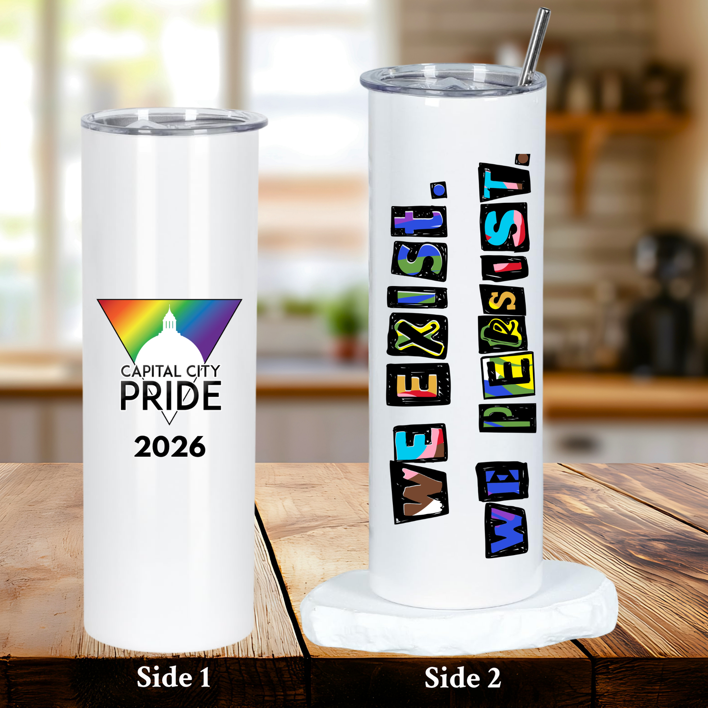 30oz Tumbler Capital City Pride
