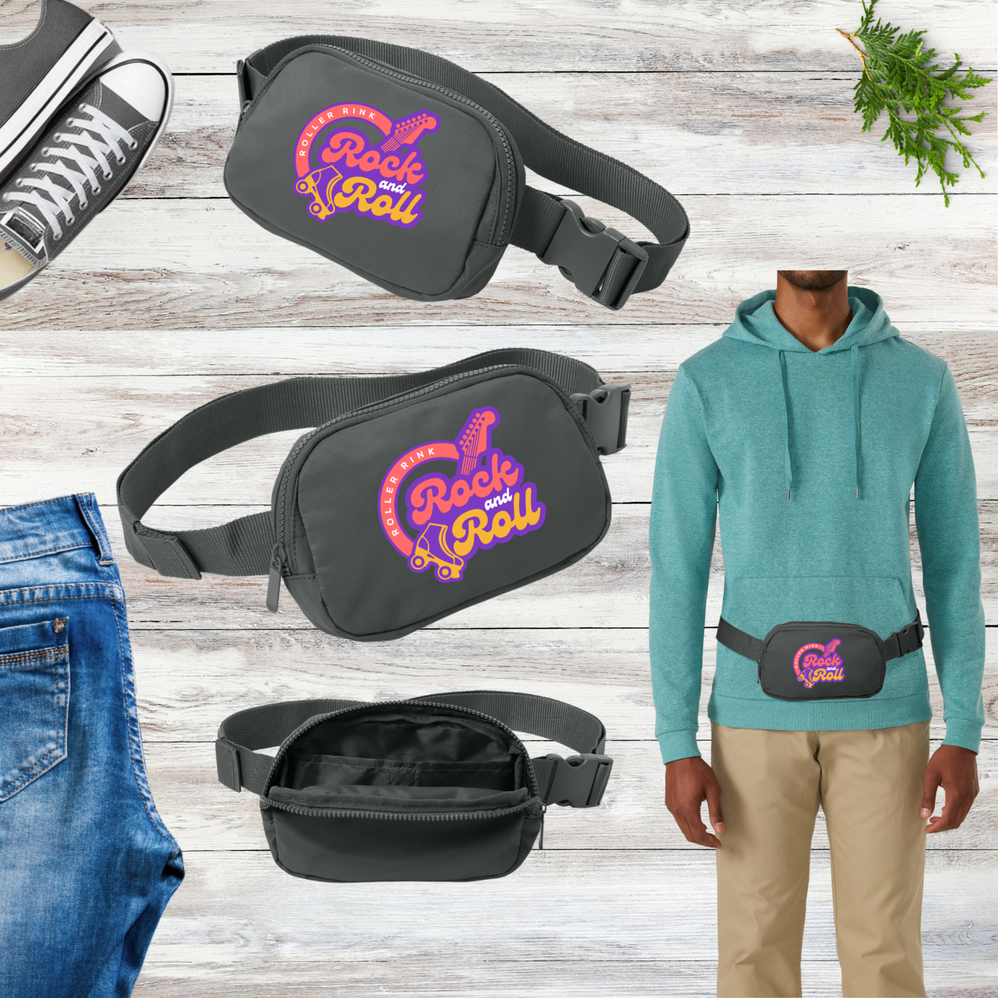 Rock & Roll Rink Belt Bags
