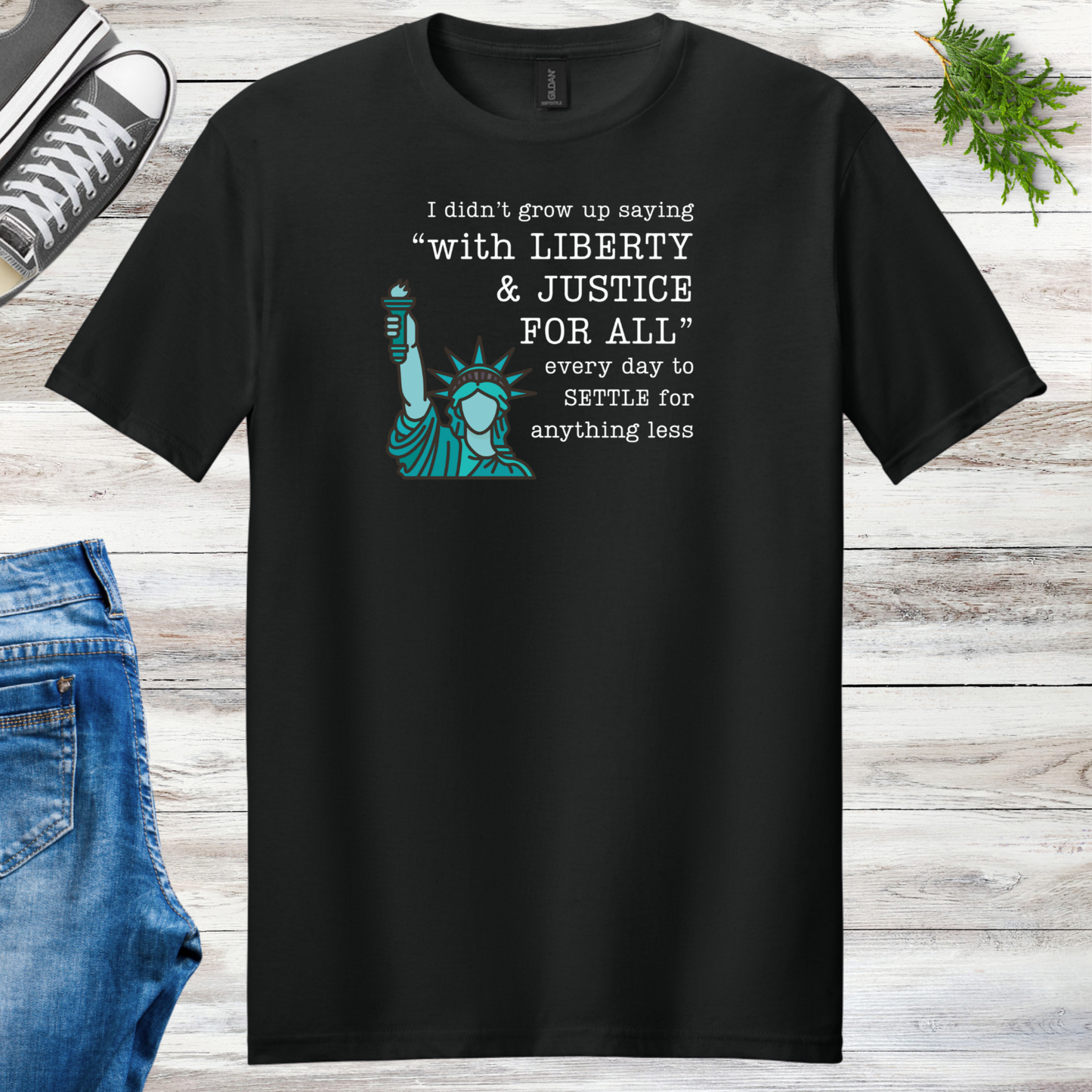 Green Liberty Unisex Tee