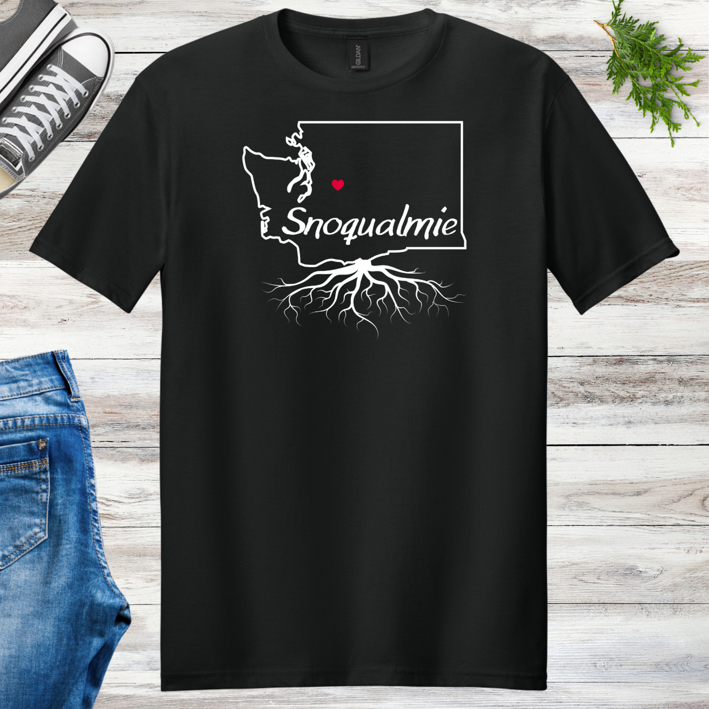 Snoqualmie Roots Unisex Tee Template