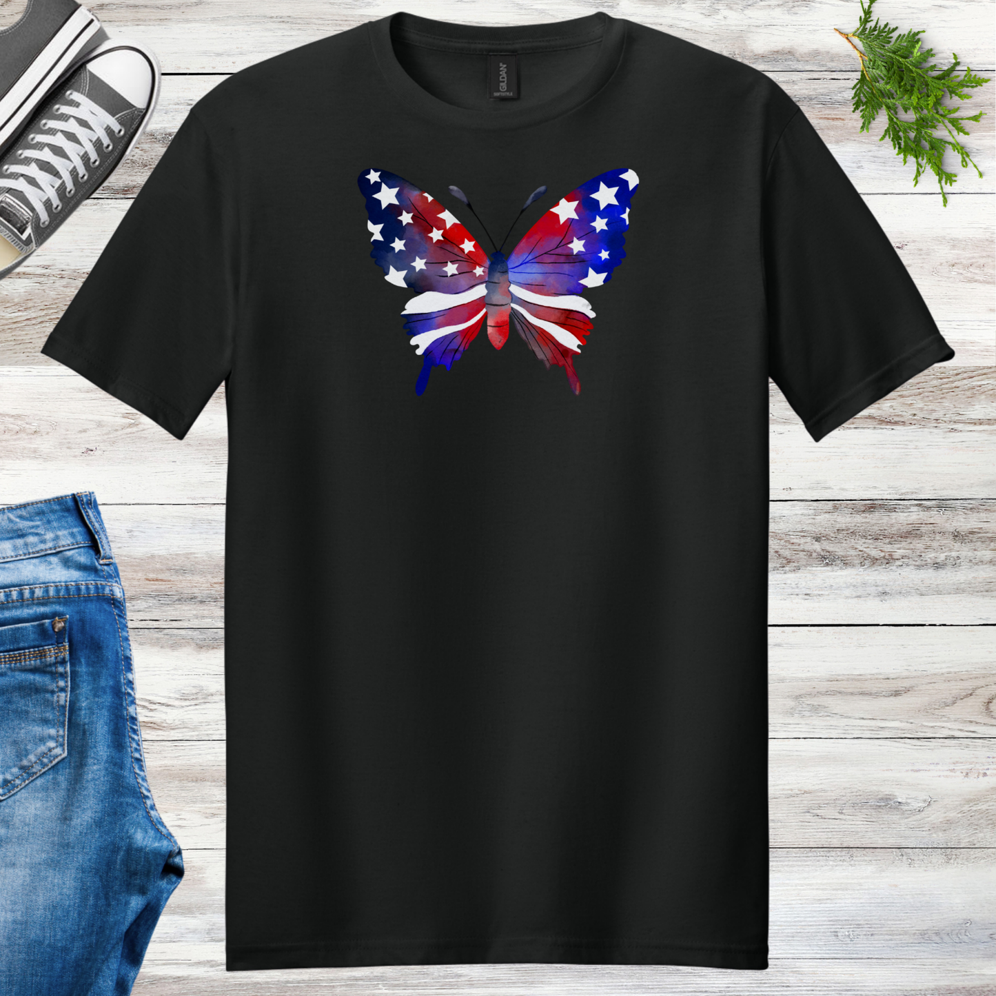 4th Of July Butterfly Unisex Tee