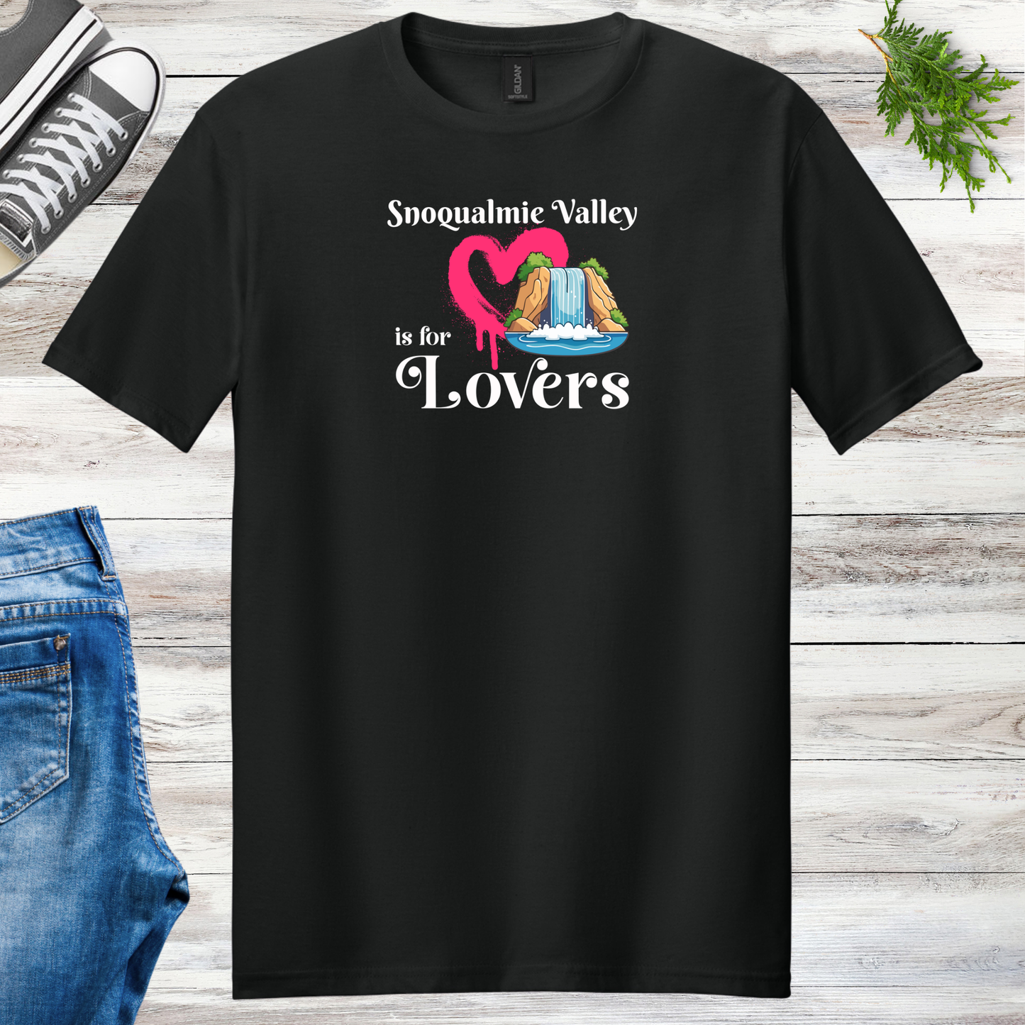 Snoqualmie Valley is For Lovers Unisex Tee