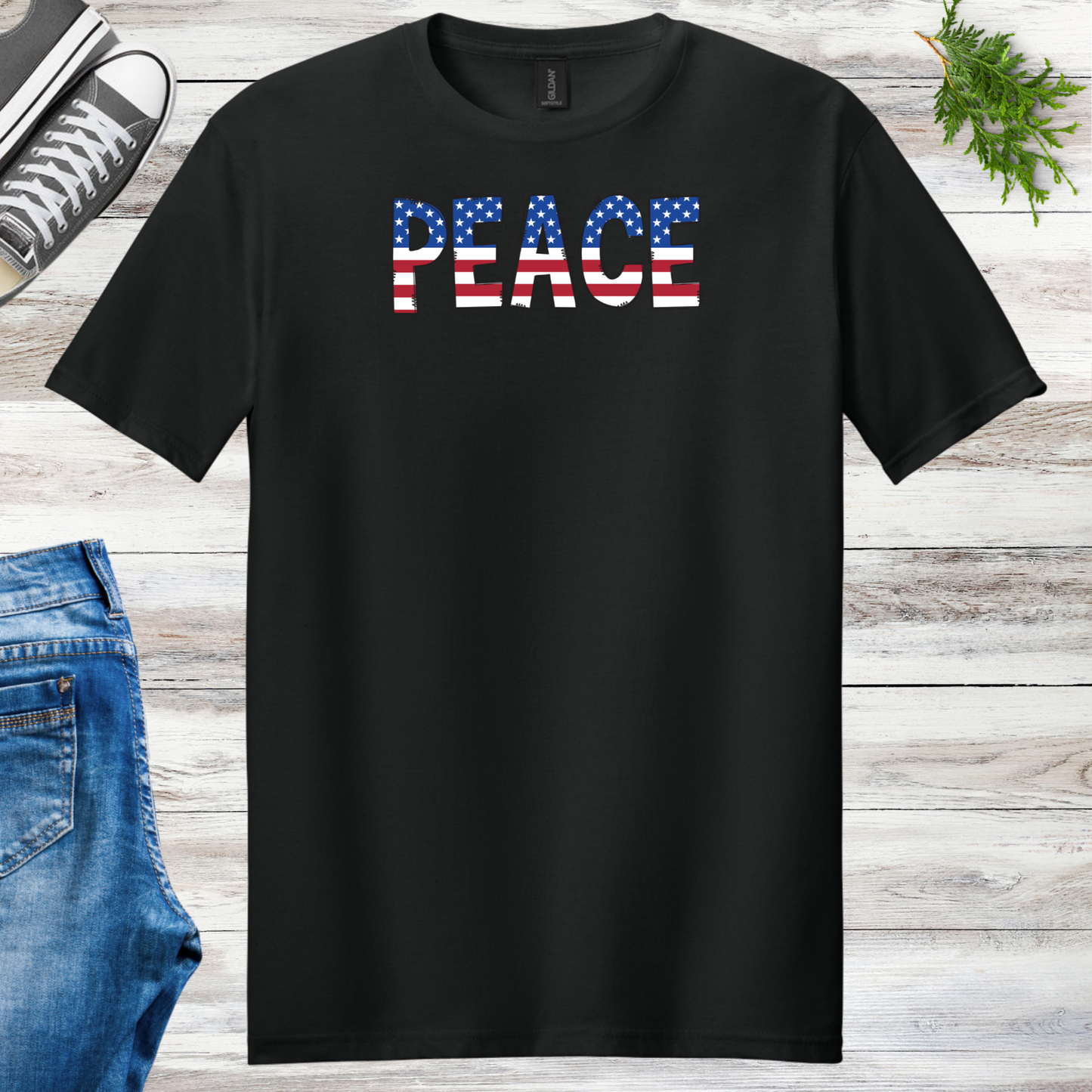 Peace Stars & Stripes Unisex Tee