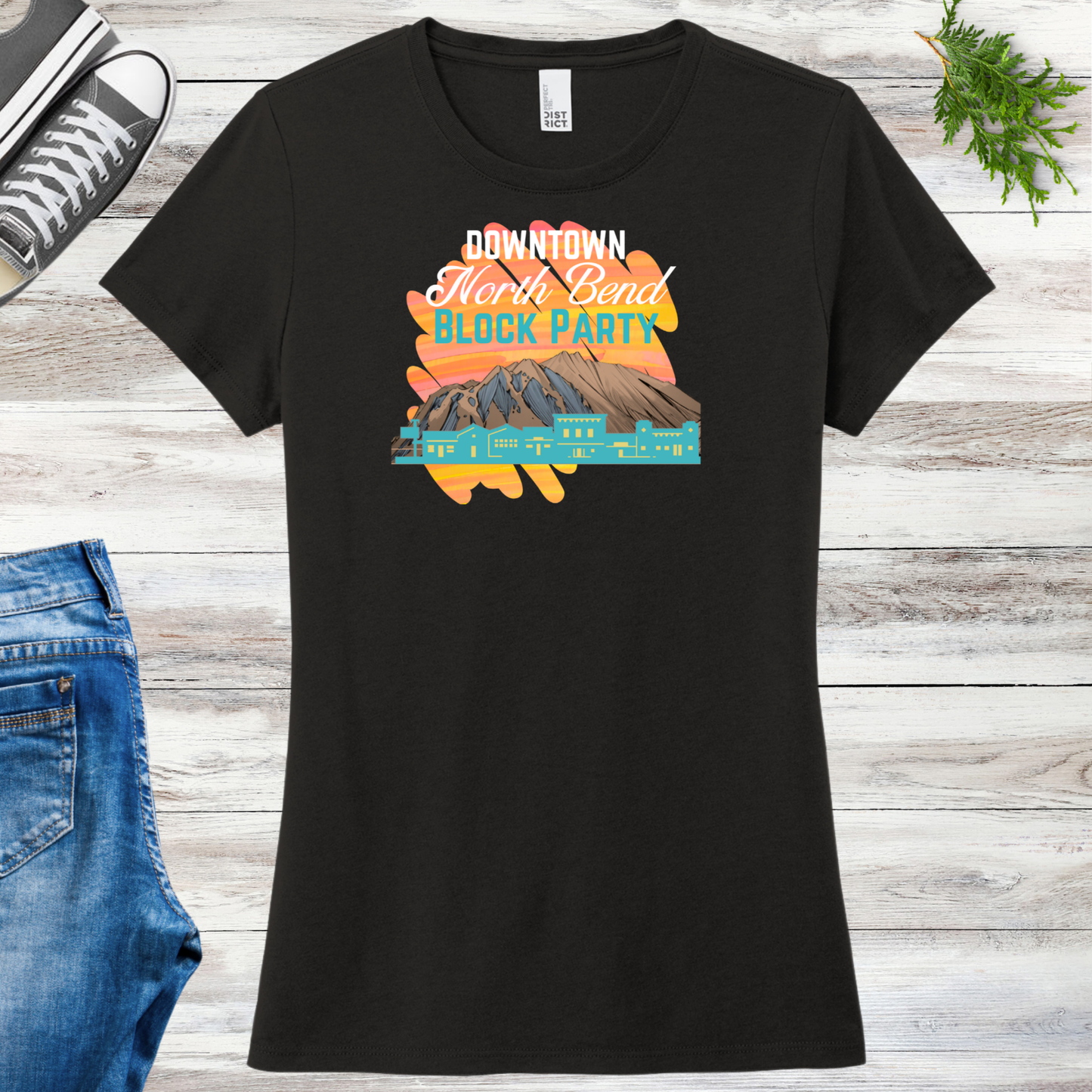 Downtown North Bend Block Party Women's Tee