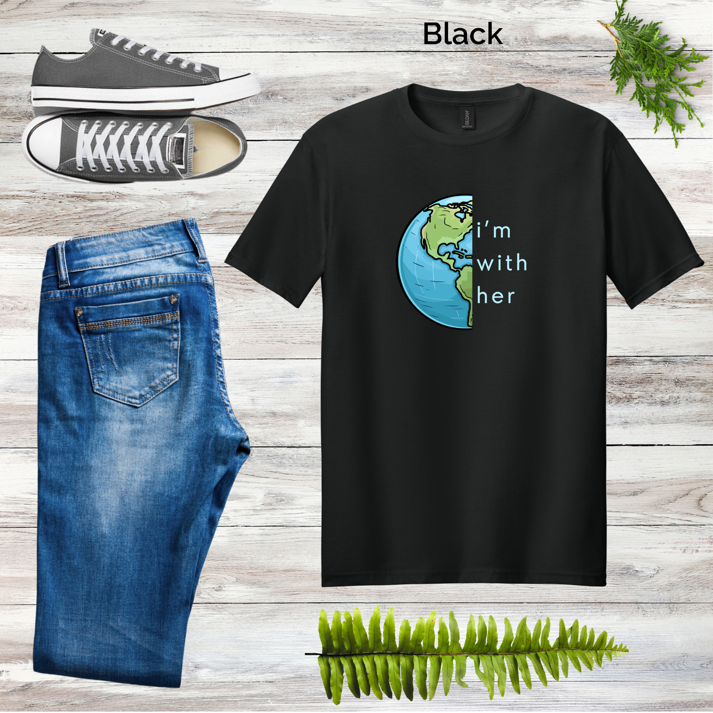 With Her Unisex Tee
