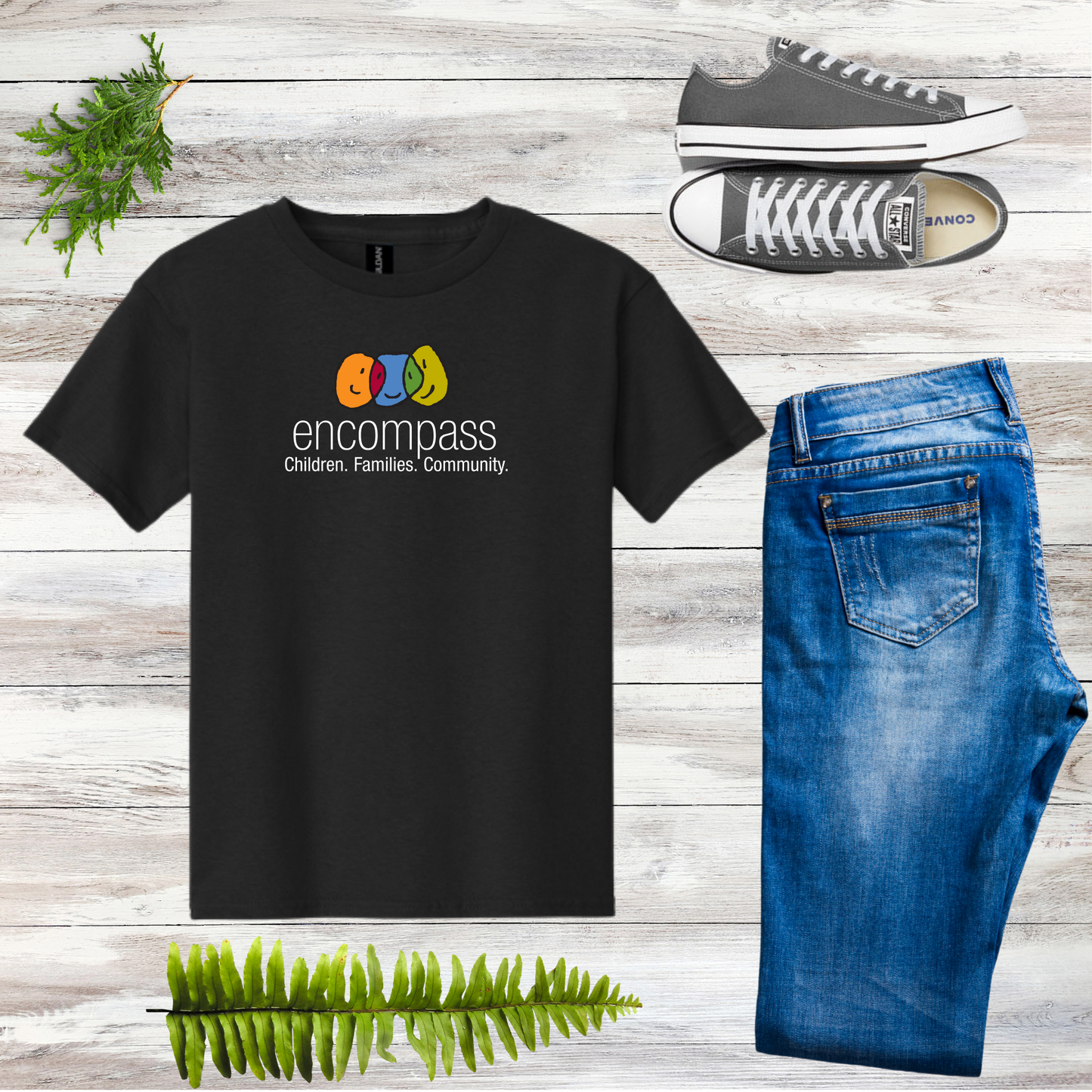 Encompass Youth Crewneck Tee