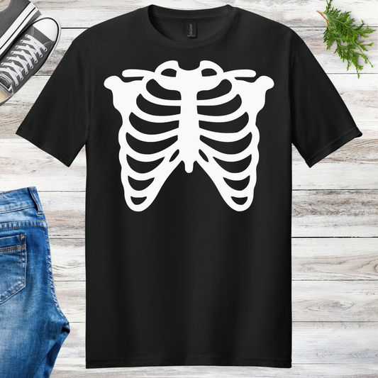 Glow Skeleton Ribs Unisex Tee