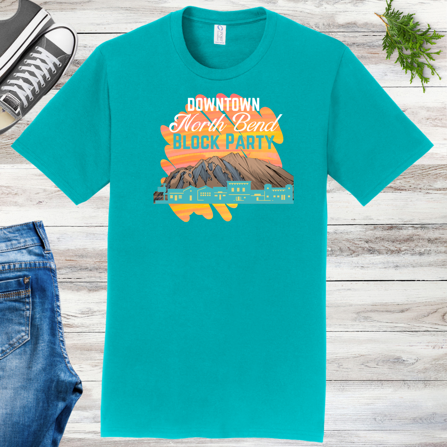 Downtown North Bend Block Party Unisex Tee