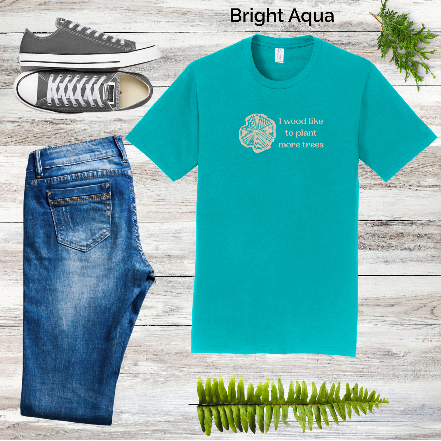 I WOOD Like to Plant More Trees Unisex Tee