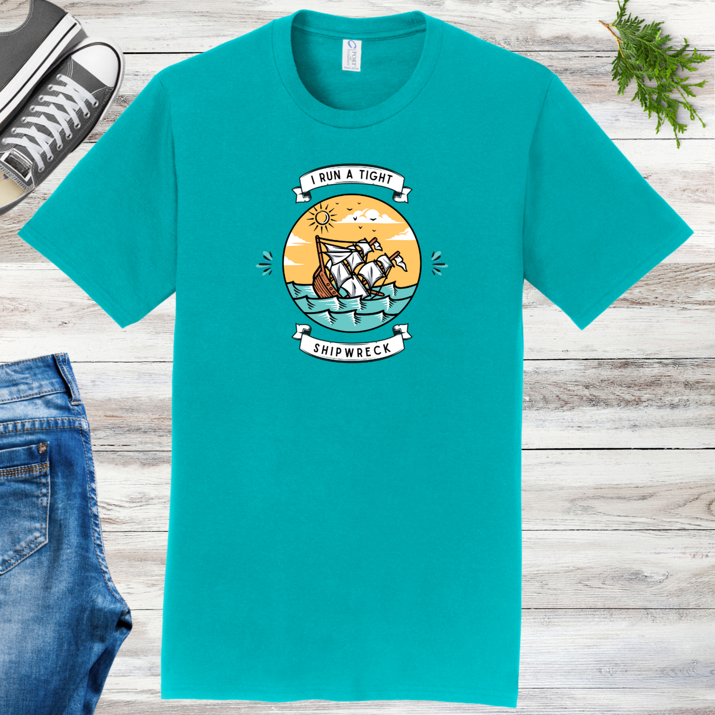 Run A Tight Shipwreck Unisex Tee