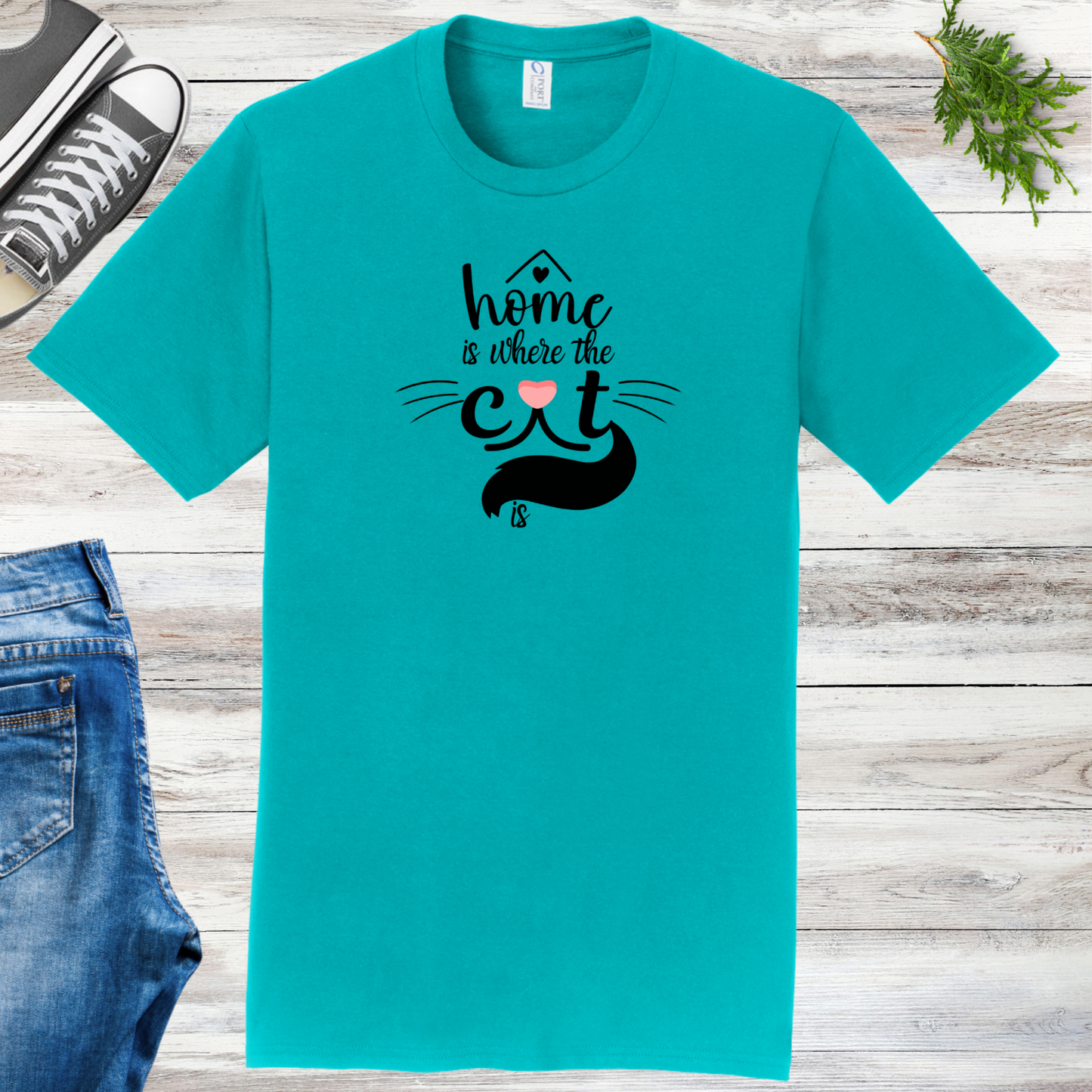 Home Is Where The Cat Is Unisex Tee