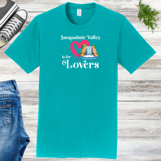 Snoqualmie Valley is For Lovers Unisex Tee