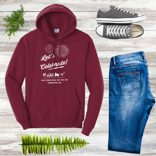 Carnation 4th of July Hoodie