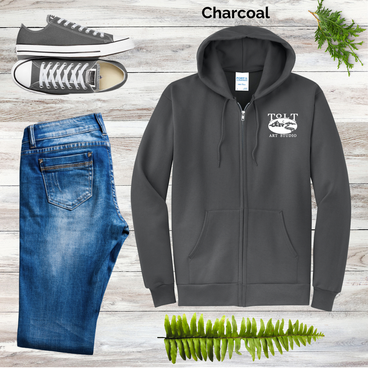 Tolt Art Studio Unisex Full Zip Hoodies