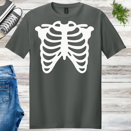 Glow Skeleton Ribs Unisex Tee
