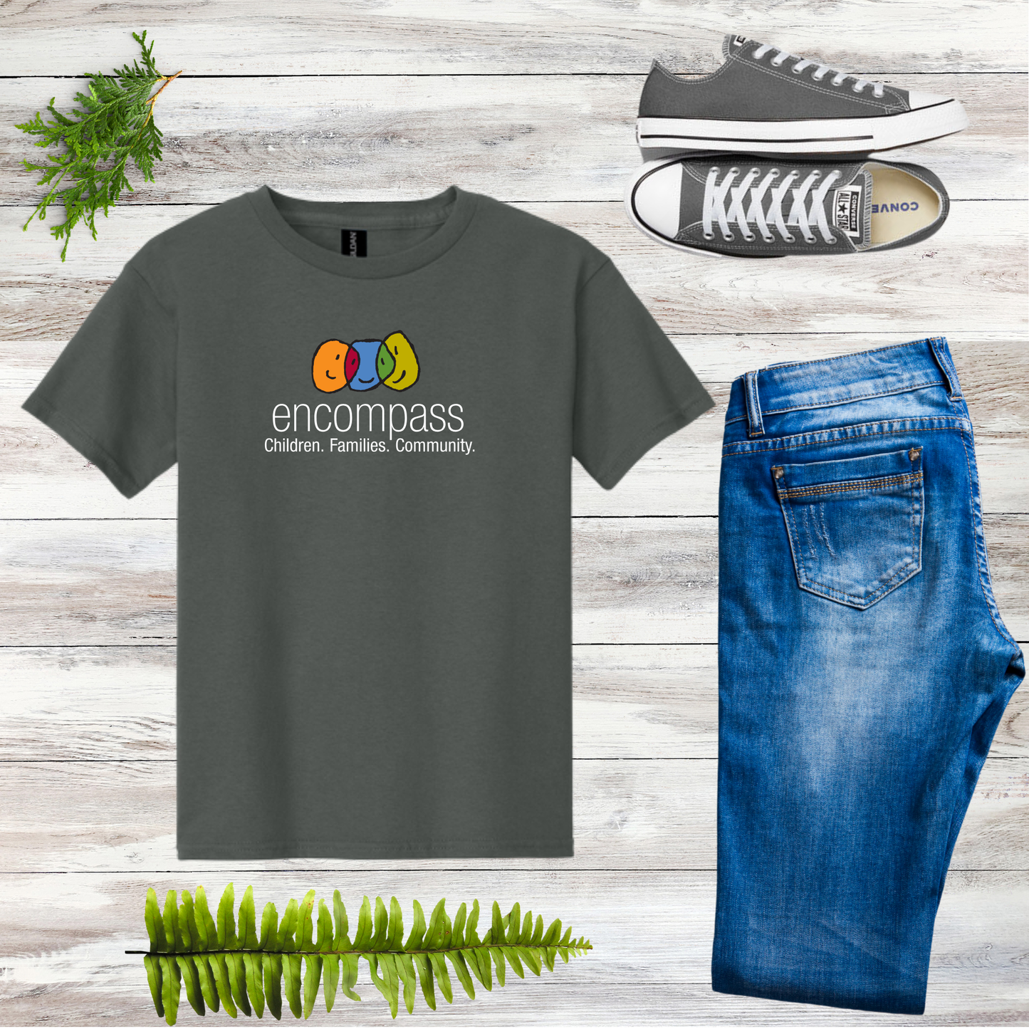 Encompass Youth Crewneck Tee