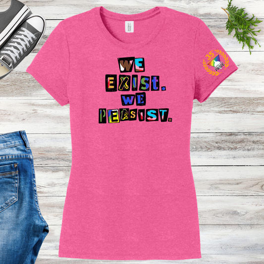 Olympia Pride 2026 We Exist We Persist Women's Tee