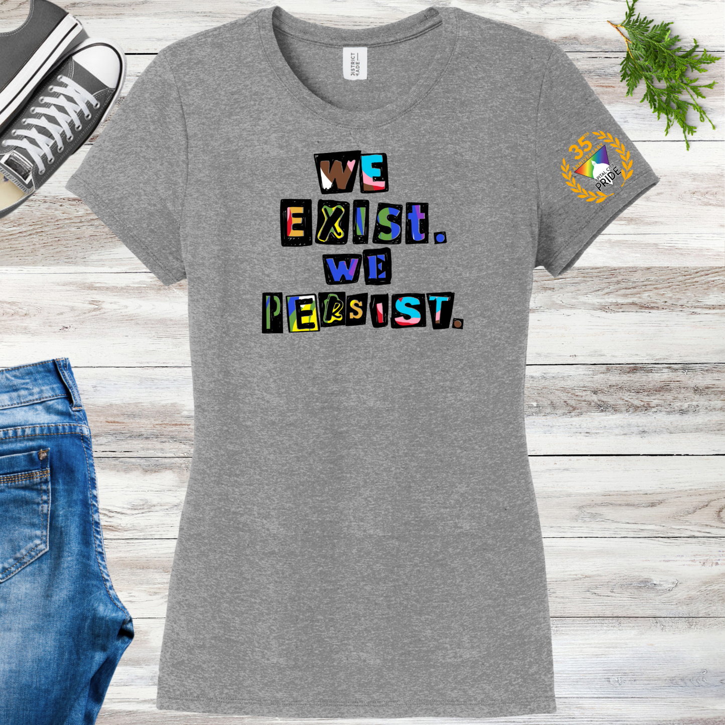 Olympia Pride 2026 We Exist We Persist Women's Tee