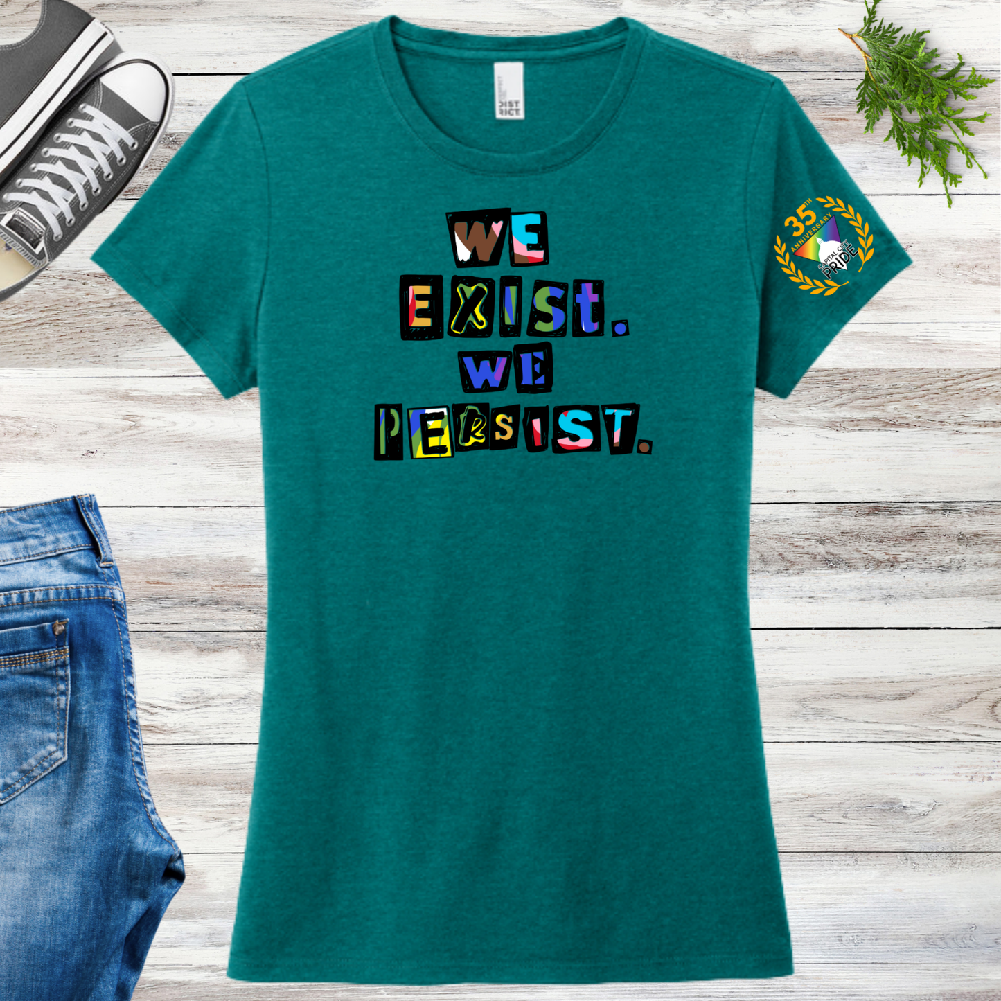 Olympia Pride 2026 We Exist We Persist Women's Tee