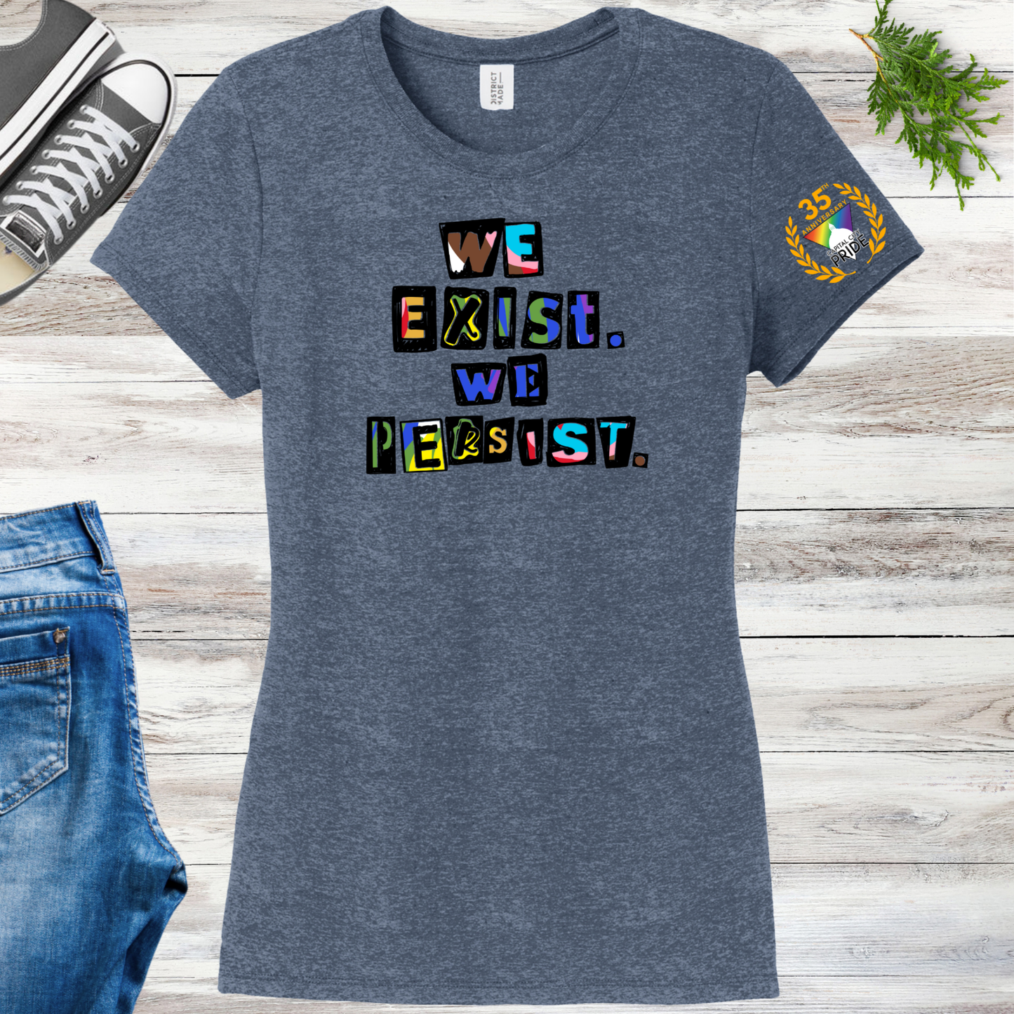Olympia Pride 2026 We Exist We Persist Women's Tee