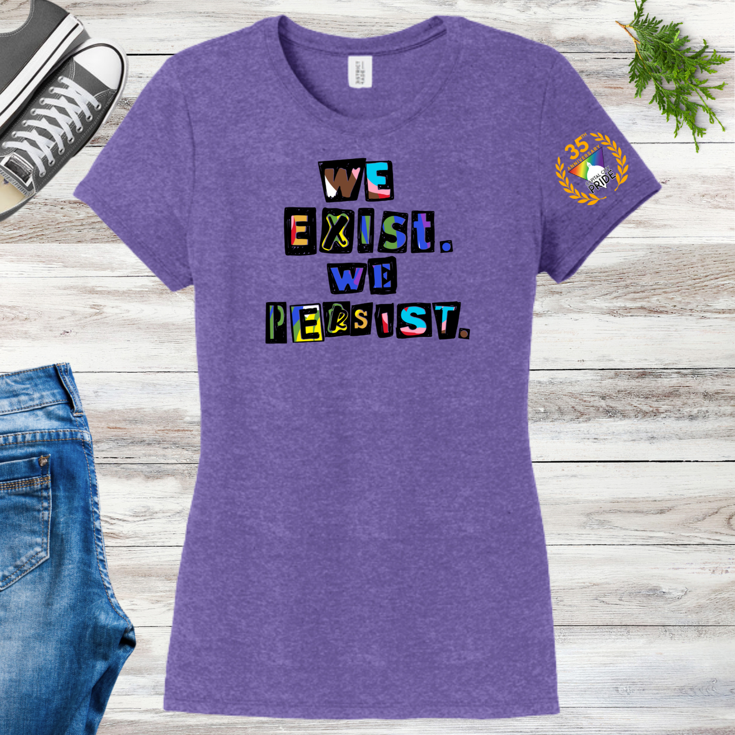 Olympia Pride 2026 We Exist We Persist Women's Tee
