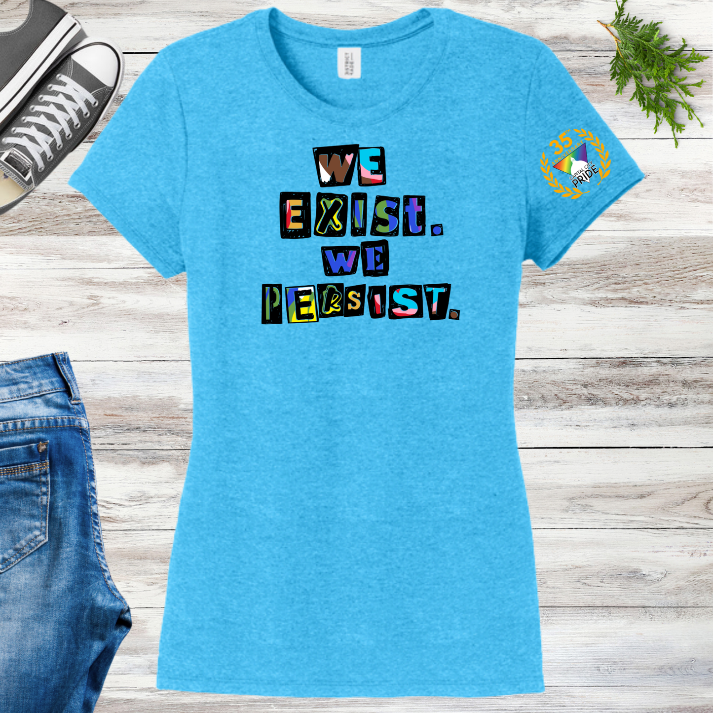 Olympia Pride 2026 We Exist We Persist Women's Tee