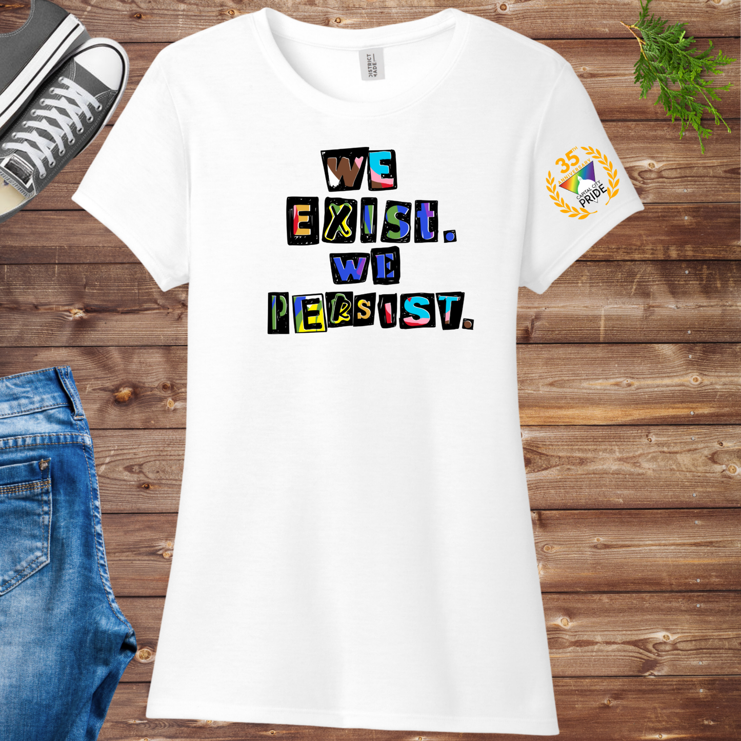 Olympia Pride 2026 We Exist We Persist Women's Tee