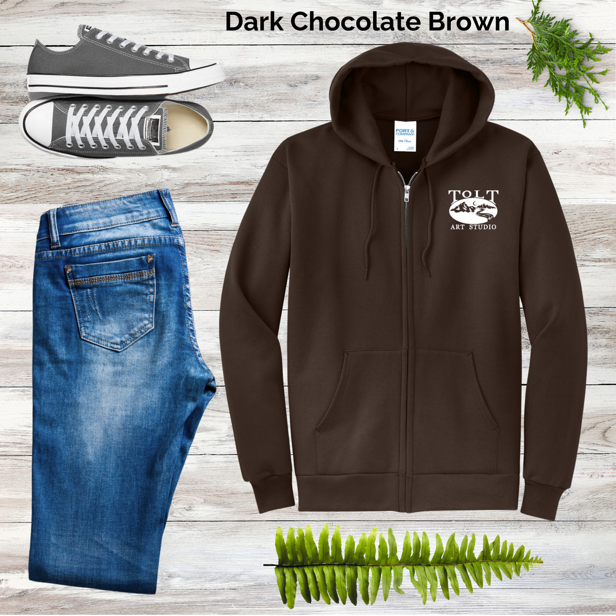 Tolt Art Studio Unisex Full Zip Hoodies