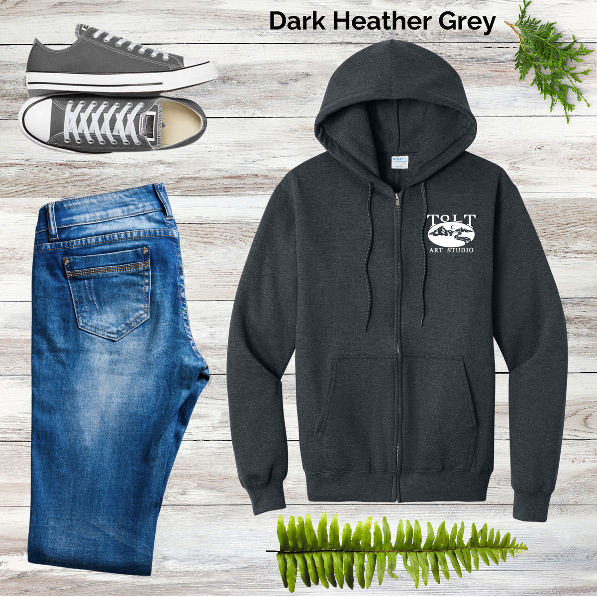 Tolt Art Studio Unisex Full Zip Hoodies