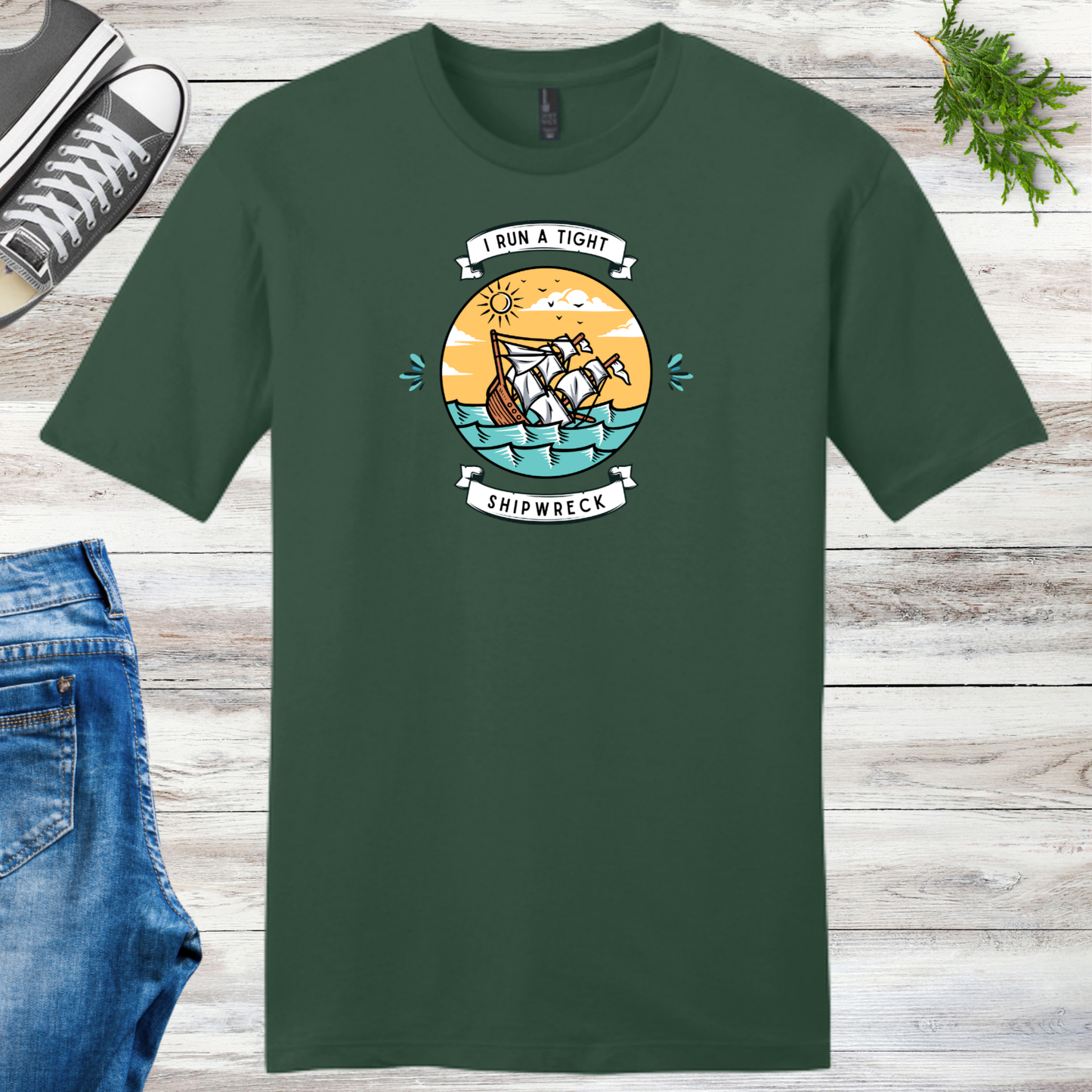 Run A Tight Shipwreck Unisex Tee