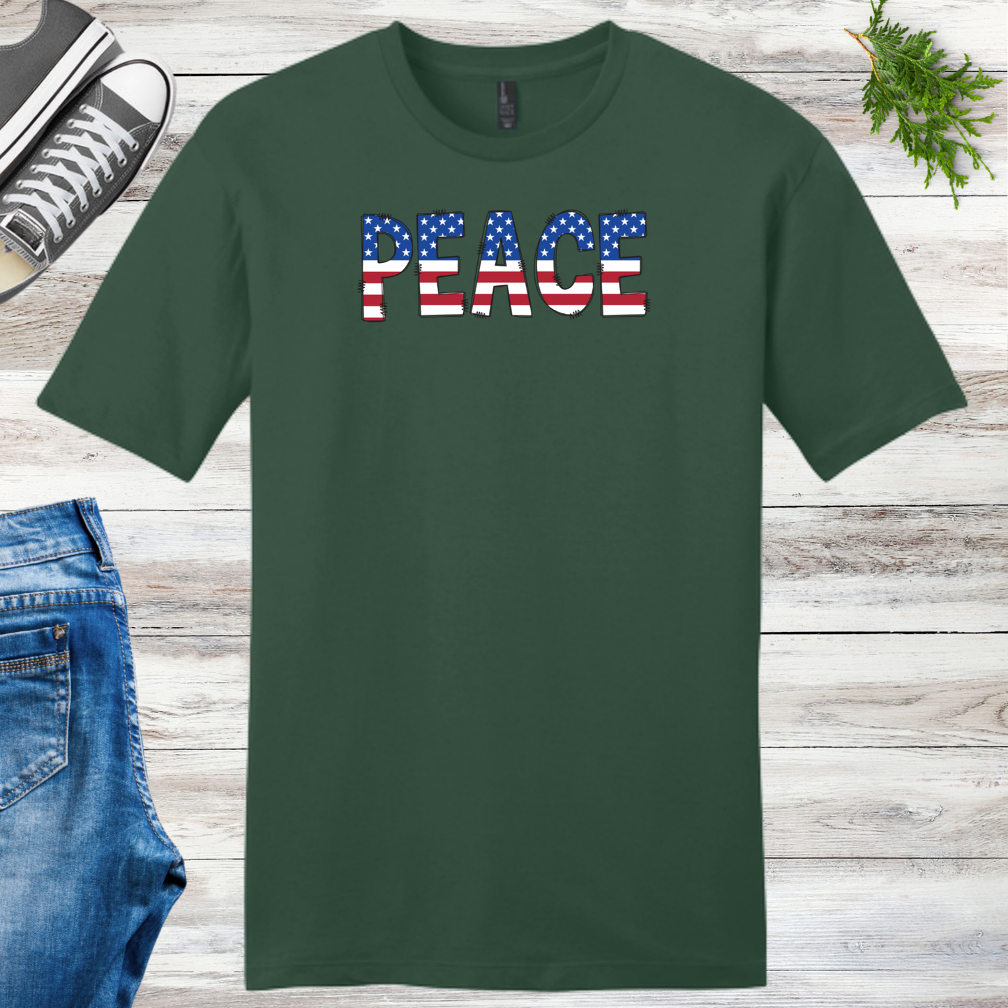 Peace Stars & Stripes Unisex Tee
