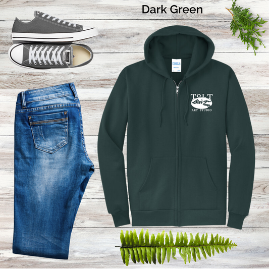 Tolt Art Studio Unisex Full Zip Hoodies