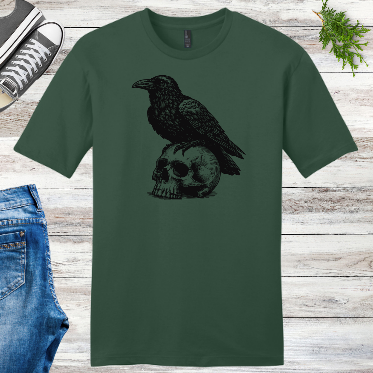 Crow Skull Unisex Tee