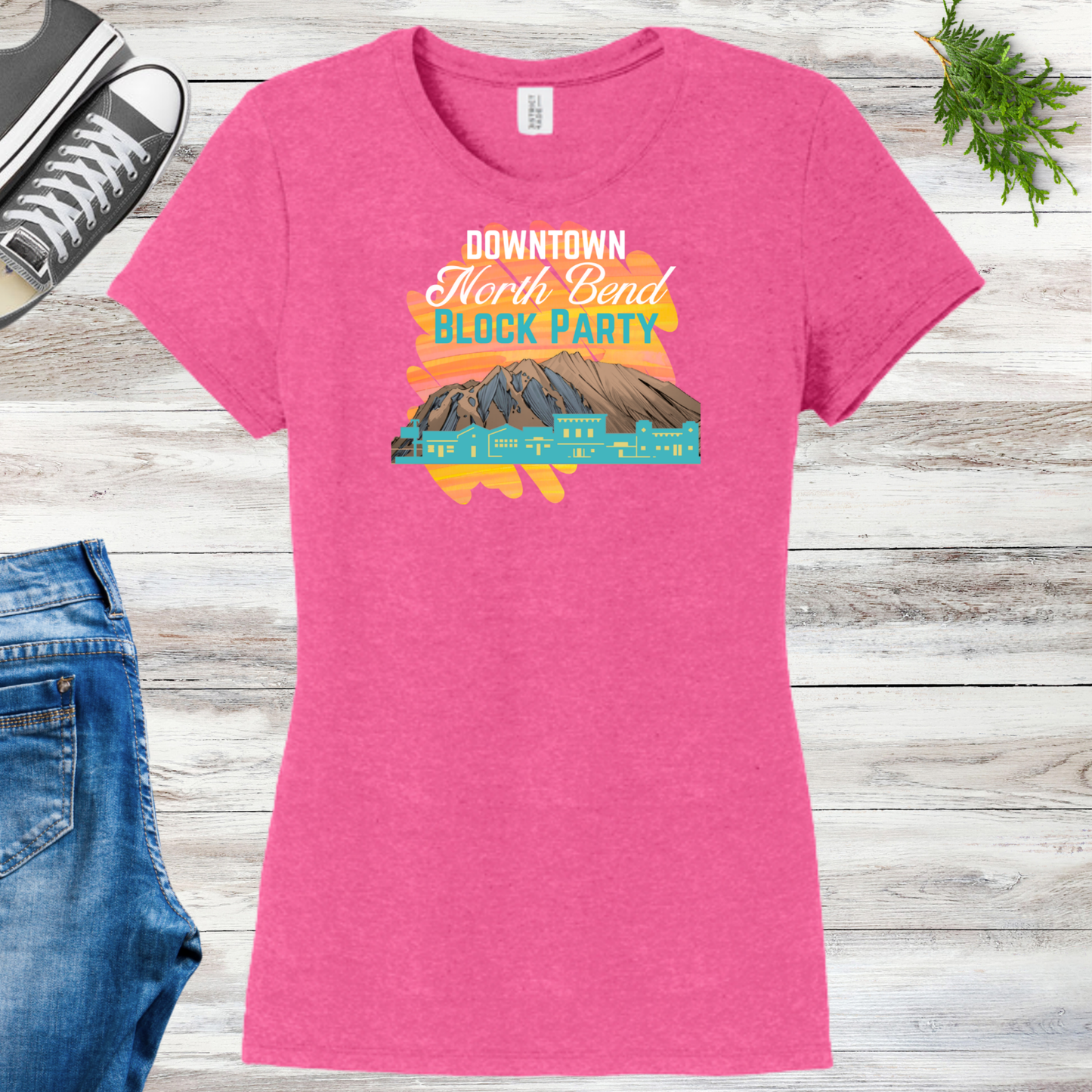 Downtown North Bend Block Party Women's Tee