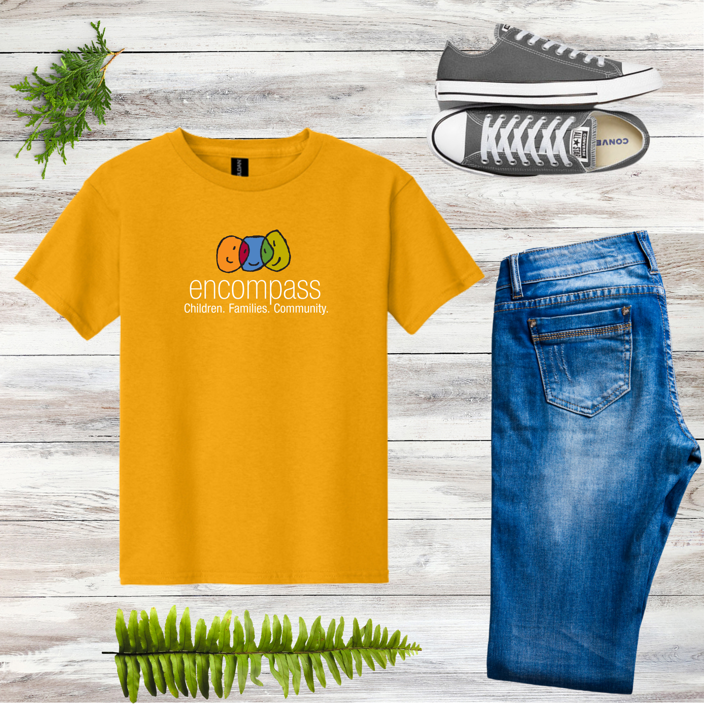 Encompass Youth Crewneck Tee