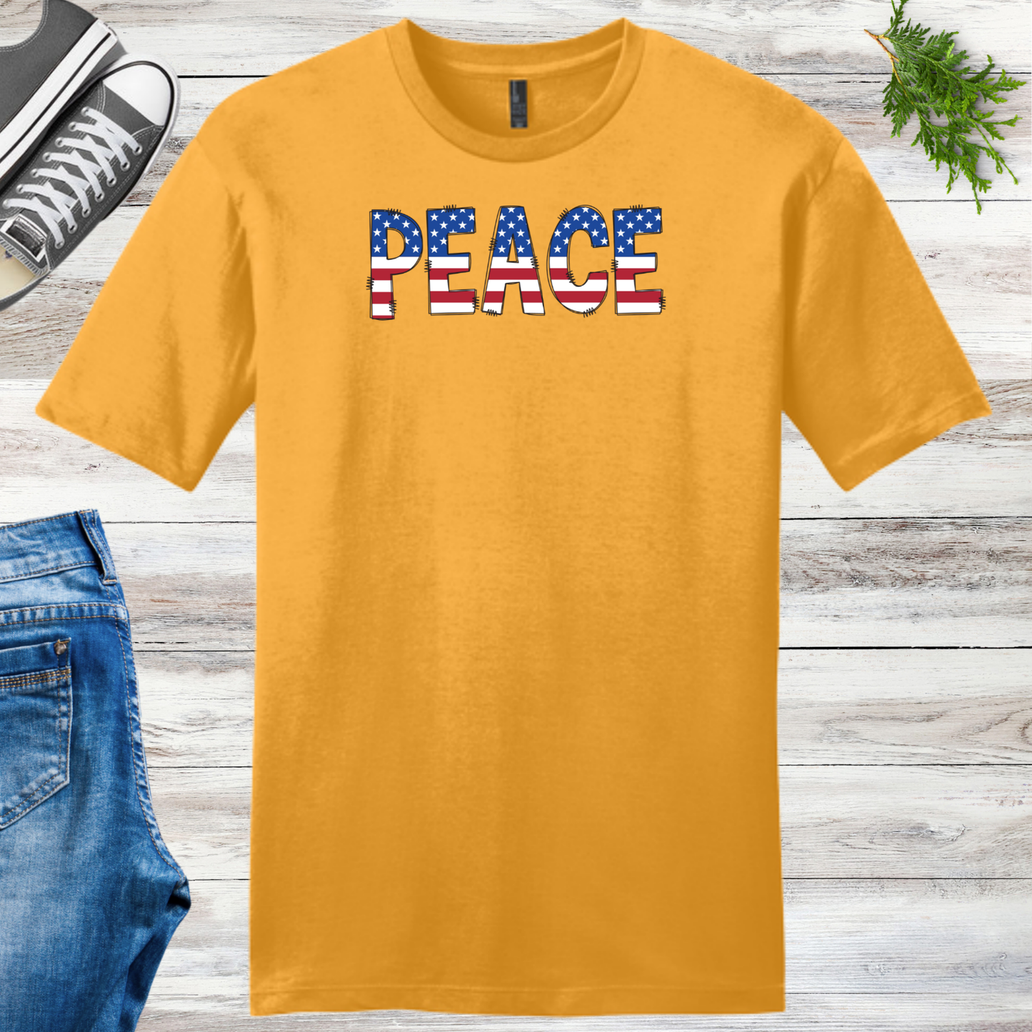 Peace Stars & Stripes Unisex Tee
