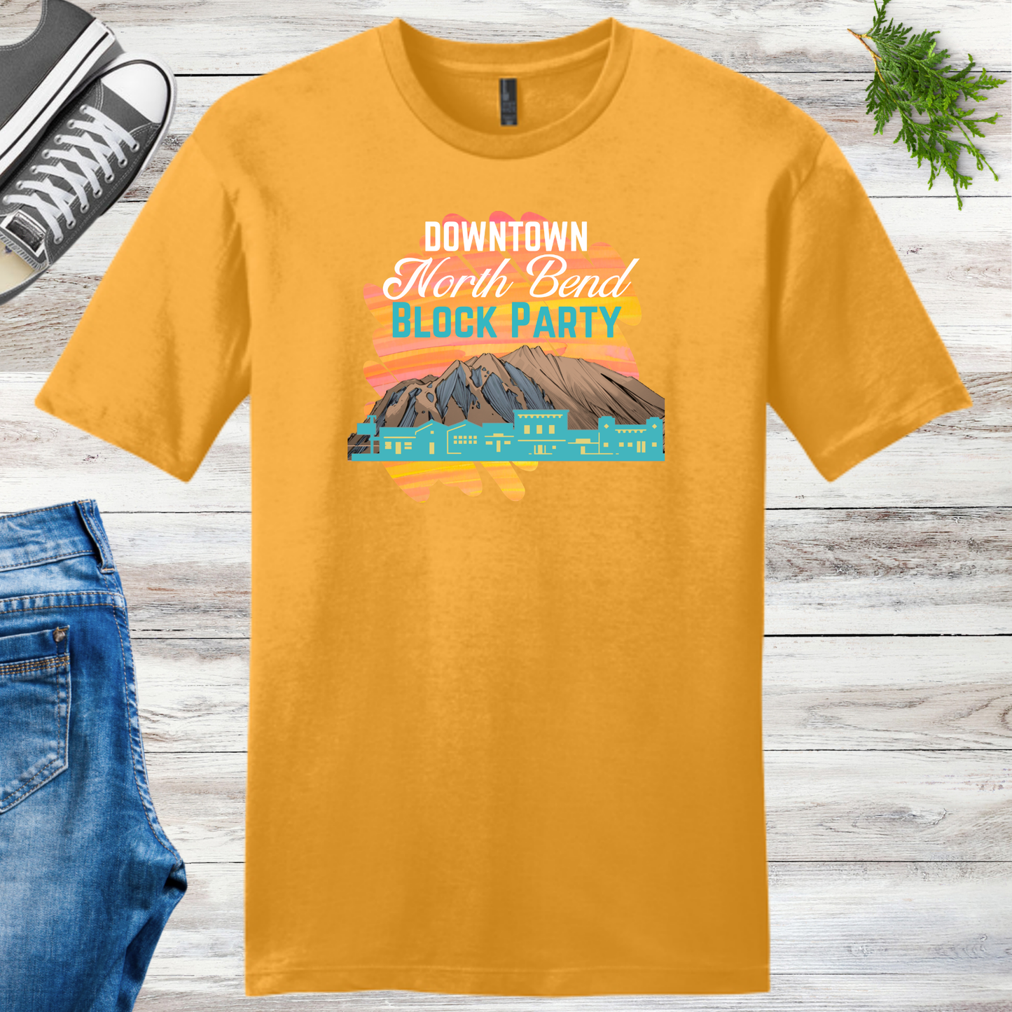 Downtown North Bend Block Party Unisex Tee