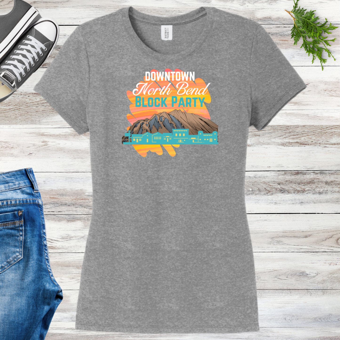 Downtown North Bend Block Party Women's Tee