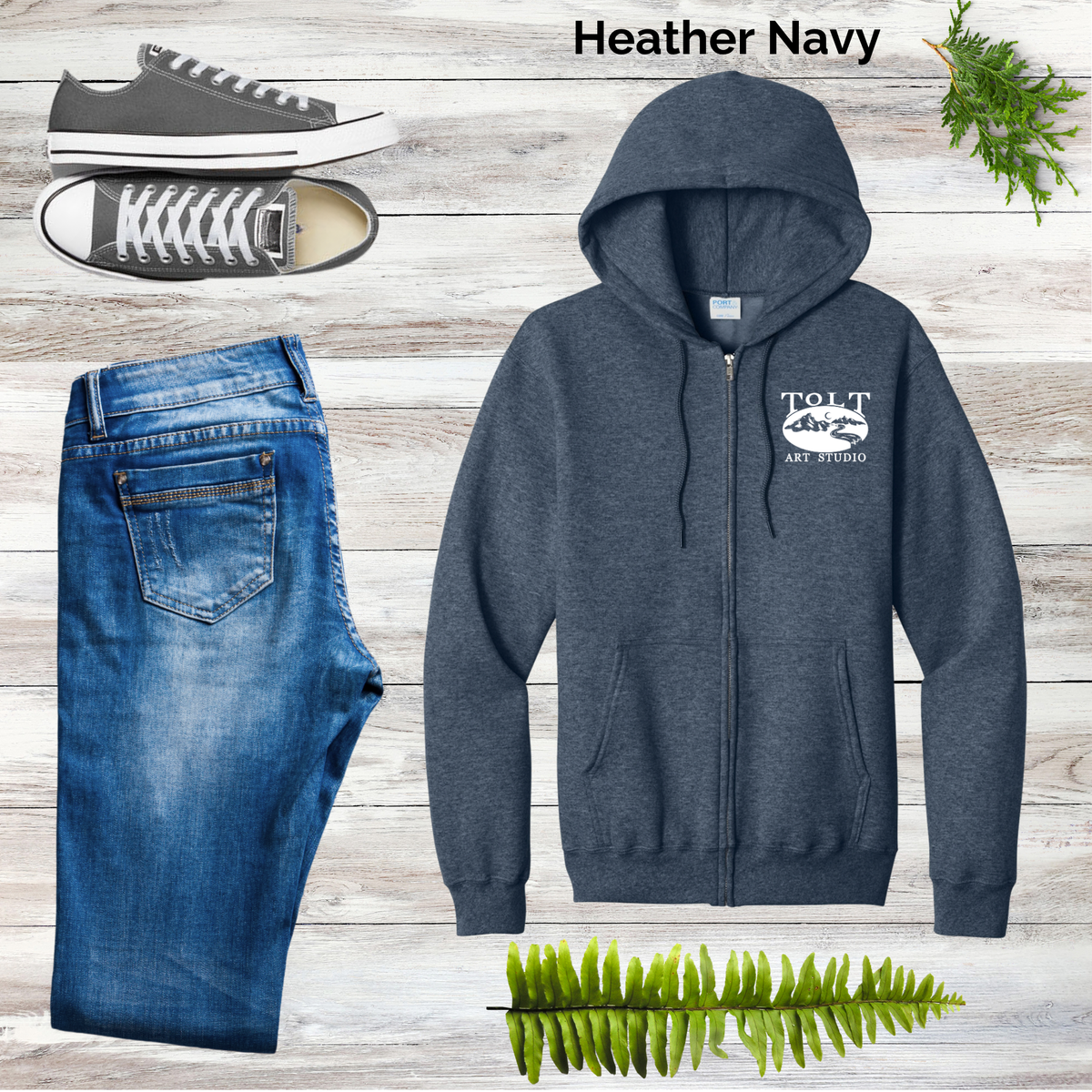 Tolt Art Studio Unisex Full Zip Hoodies