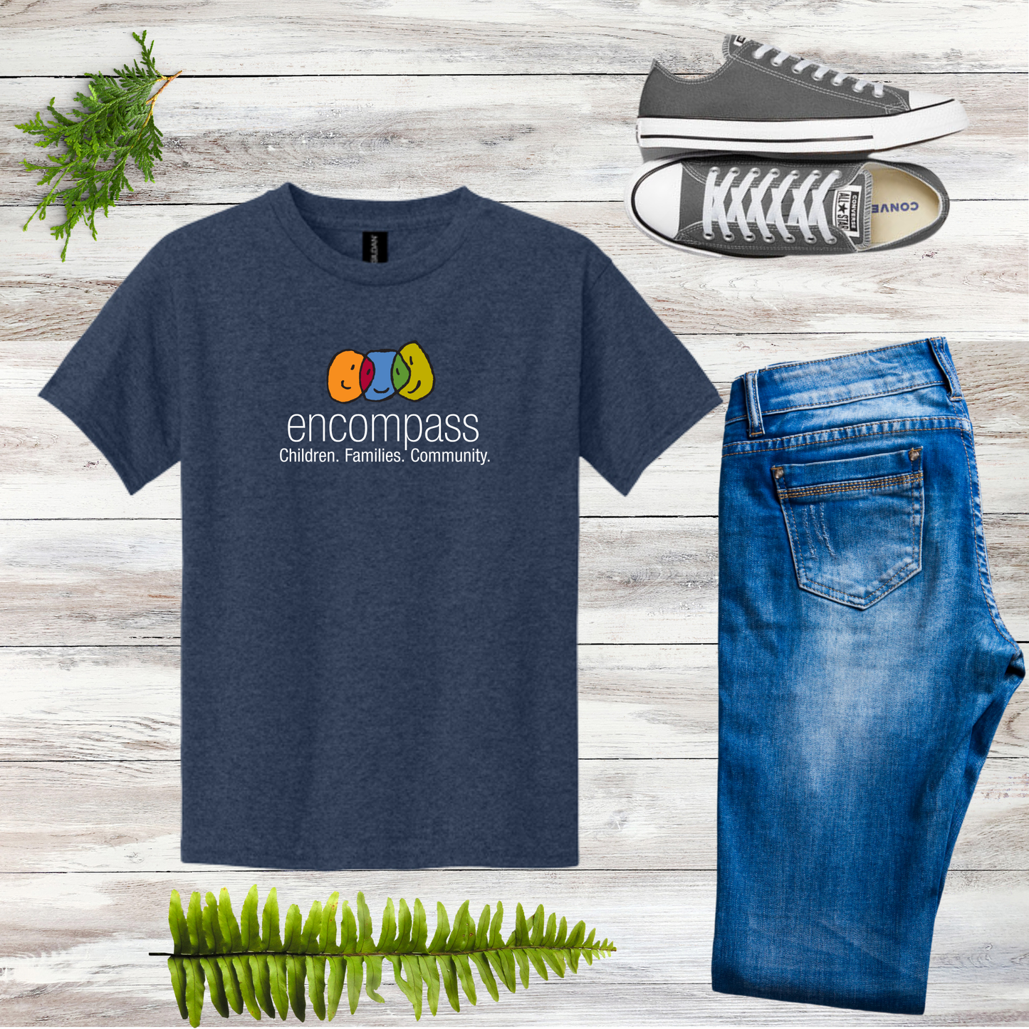Encompass Youth Crewneck Tee