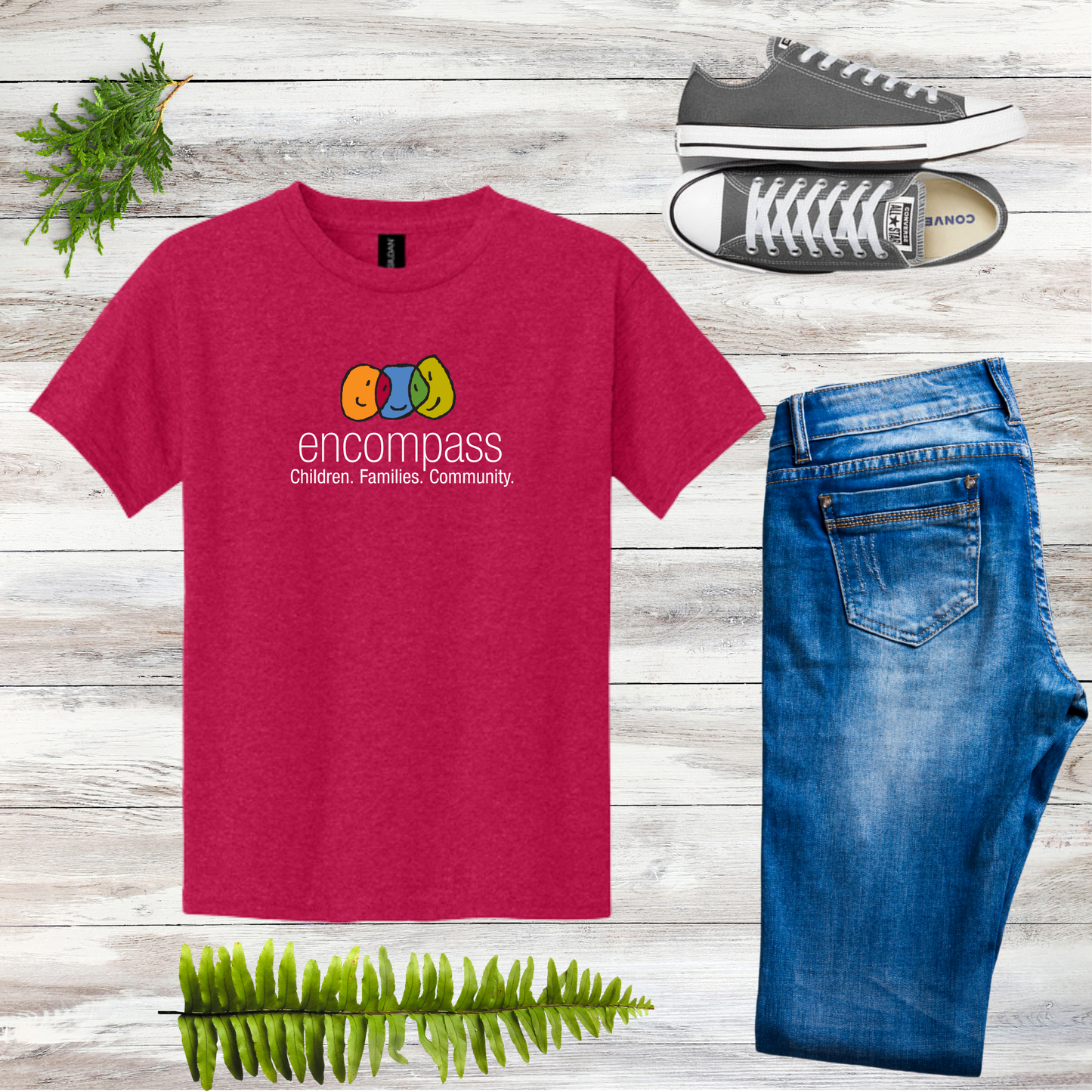 Encompass Youth Crewneck Tee