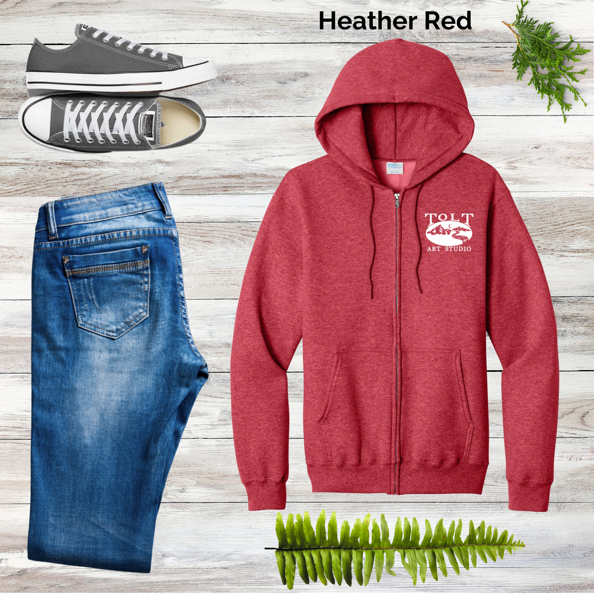 Tolt Art Studio Unisex Full Zip Hoodies